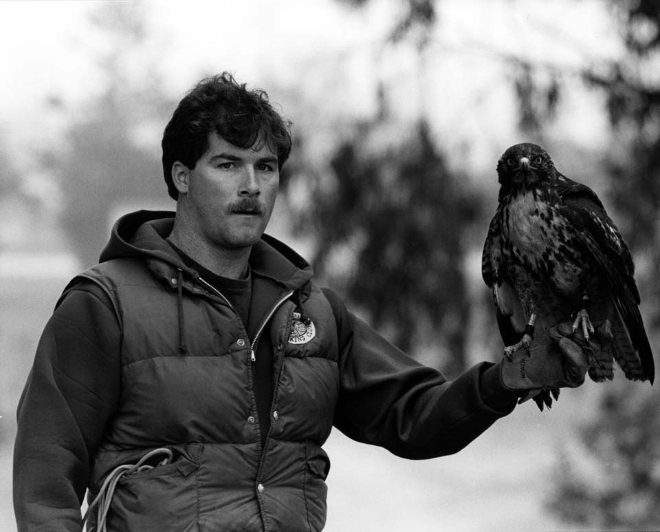 Chris and a Red-Tail